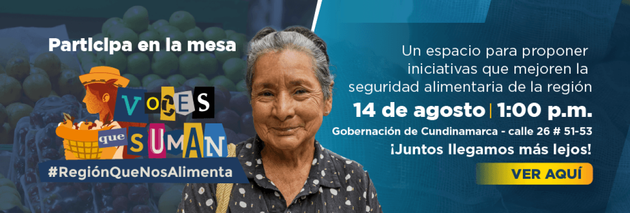 ‘Voces que Suman’: una cita ciudadana para fortalecer la alimentación regional