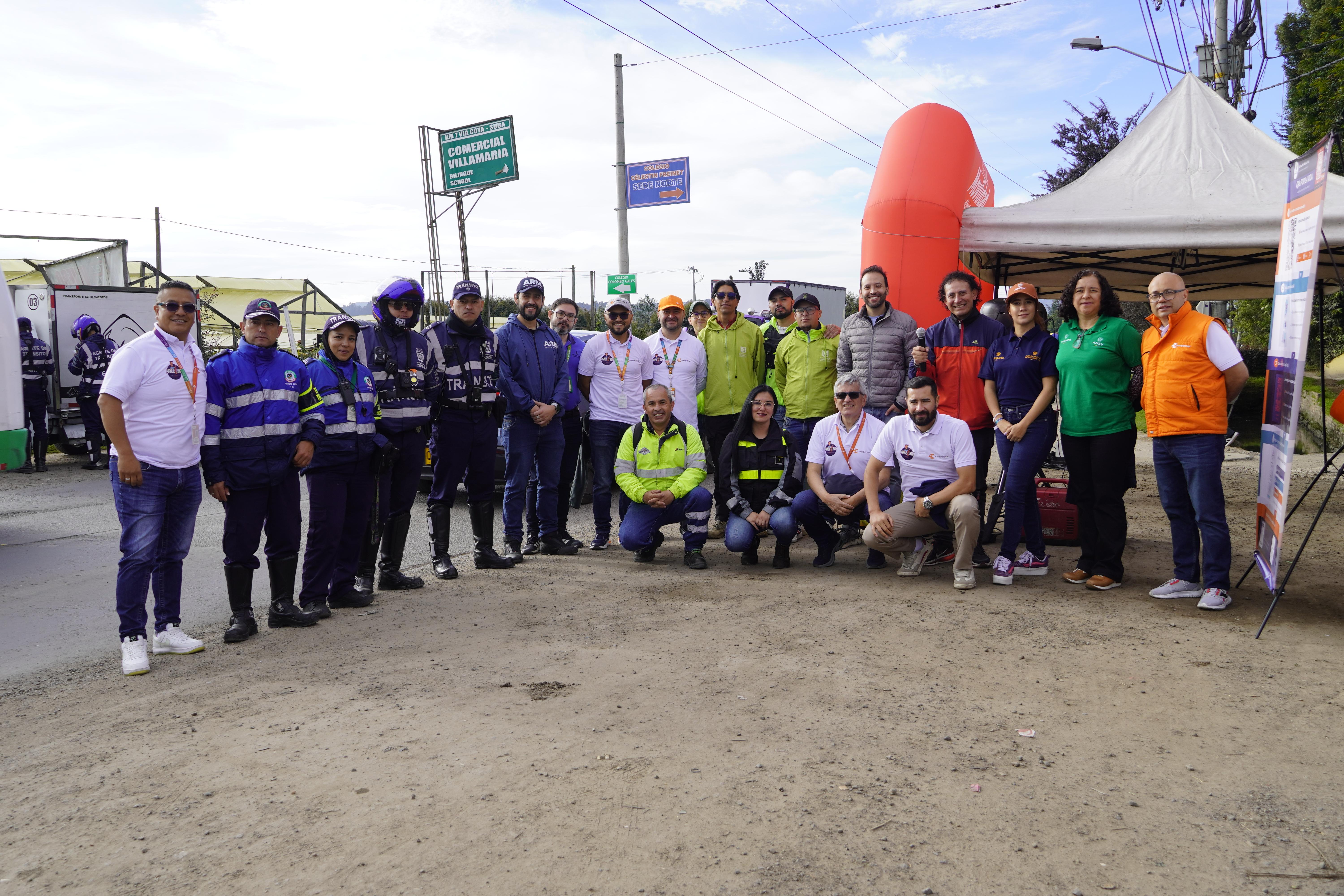 La estrategia "Punto Seguro Regional" llegó a los nueve  corredores viales de acceso a Bogotá